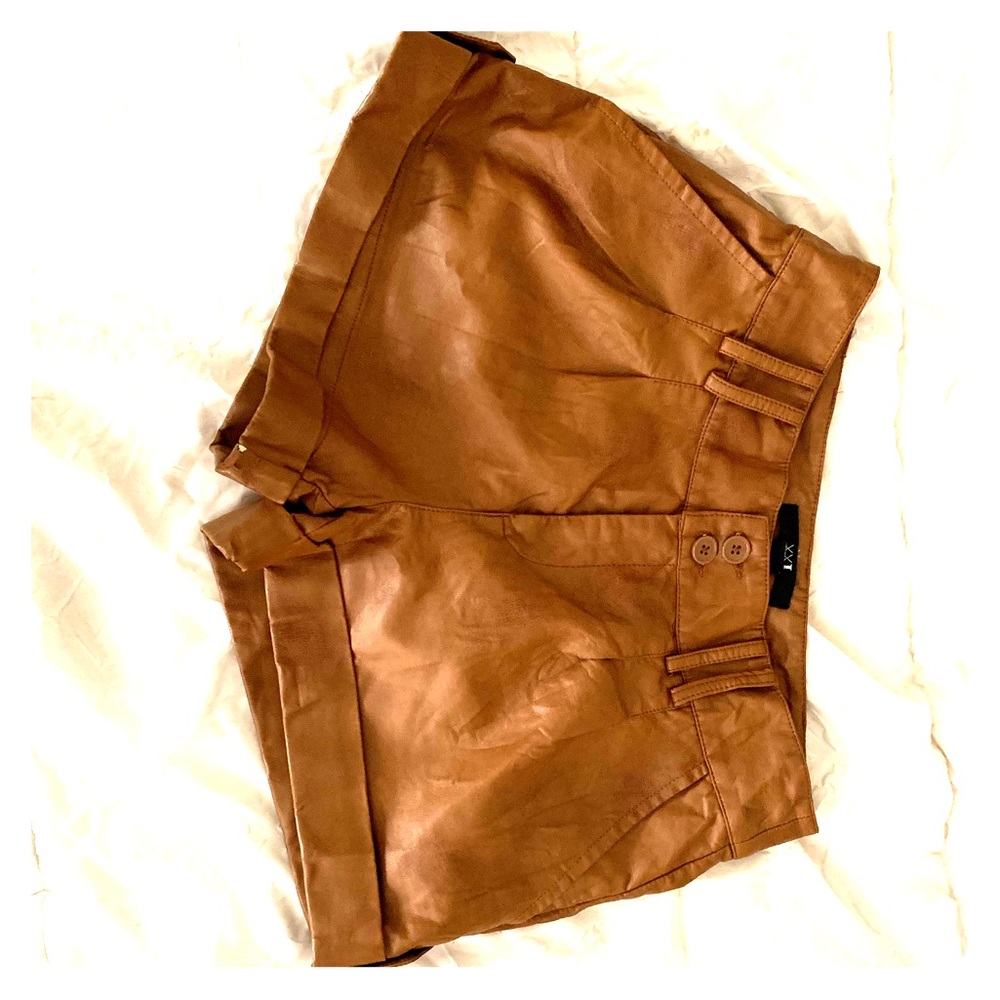 Forever 11 Faux Leather Shorts